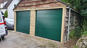 Double Garage Before and After